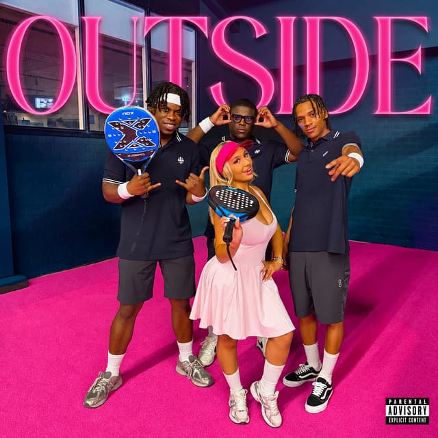 Outside